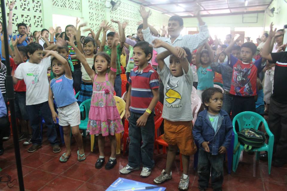 In 2013, hundreds of children pack into the Sacuanjoche Church of Christ in Masaya, Nicaragua. They attended a Vacation Bible School organized by a mission group from the Edmond Church of Christ in Oklahoma.