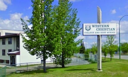 A view of the Western Christian College and High School campus in Regina