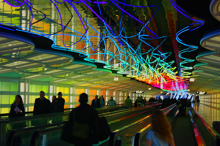 Chicago's O'Hare International Airport can be a maze of frustration