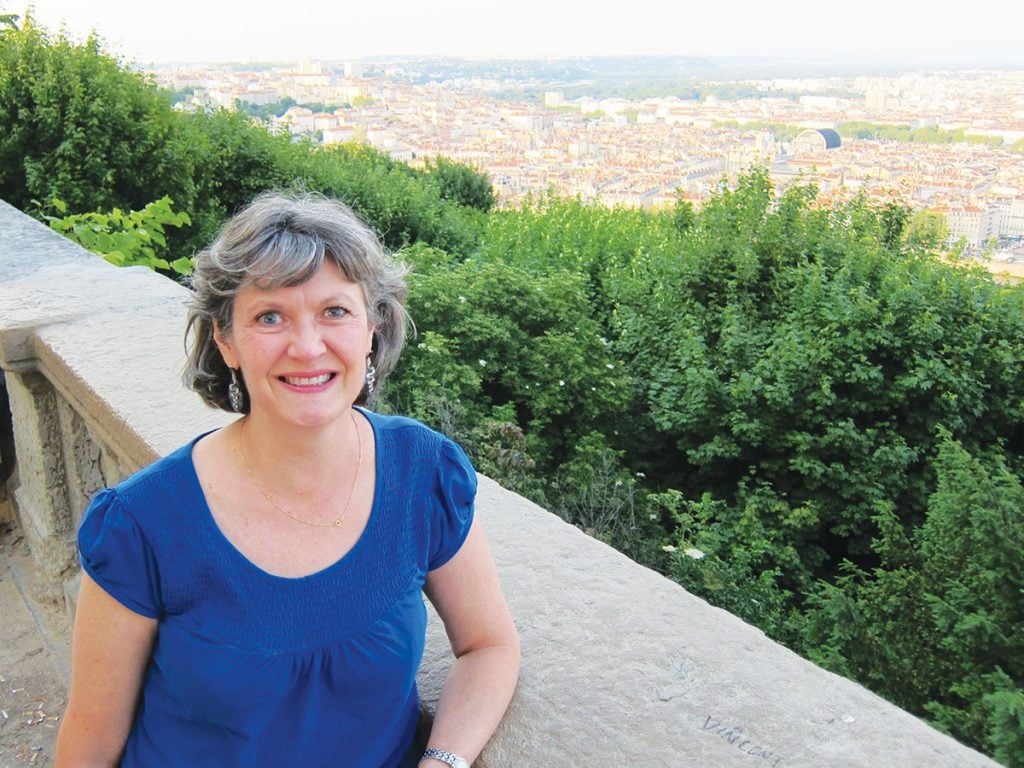 Pamela Hendrix overlooks Lyon