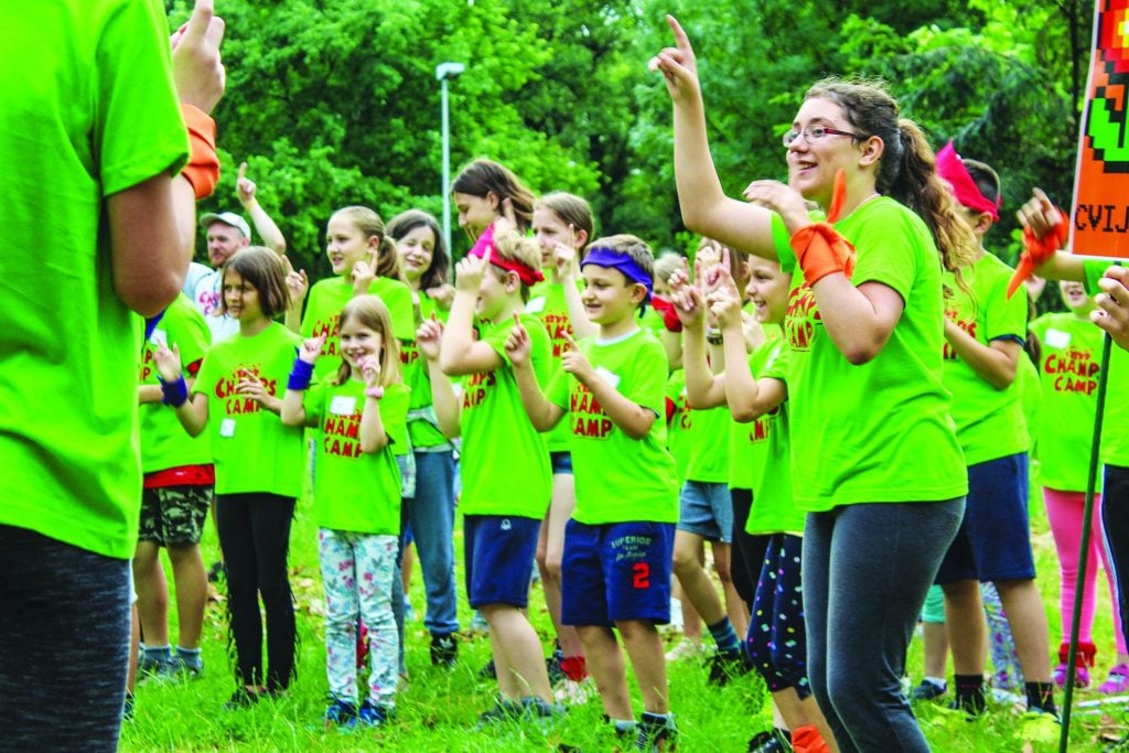 Croatian children enjoy singing during Champs Camp, which is organized by members of Churches of Christ in Zagreb, Croatia.