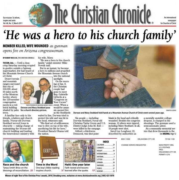 March 2011 front page