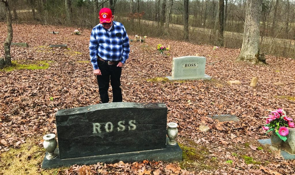 Bob Ross explores Palestine Cemetery in Cedar Grove, Tenn., where his parents and generations of other family members are buried.