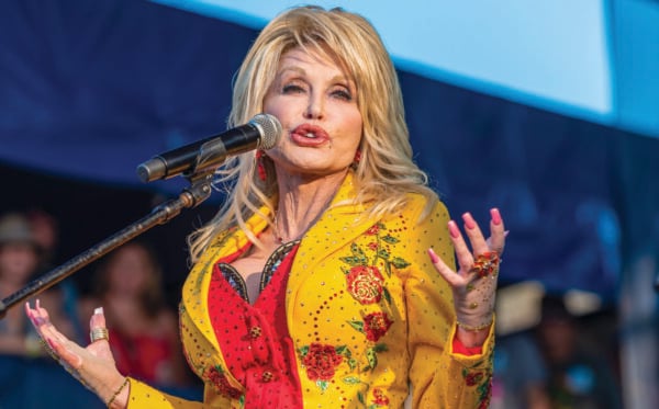 In her “Songteller” book, Dolly Parton talks about attending the Church of Christ with her husband, Carl, while they were dating and after they were married.