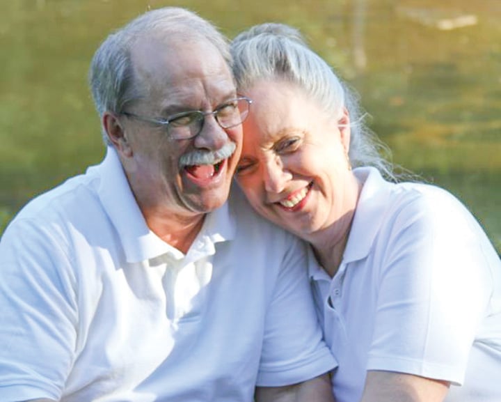 India workers Ron and Karen Clayton were married for 56 years.