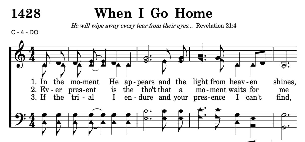 Revelation Song Sheet Music, Dennis Allen