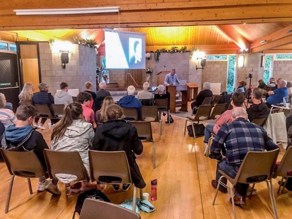 In Scotland, Christians hear lessons on “Removing our Mask.”