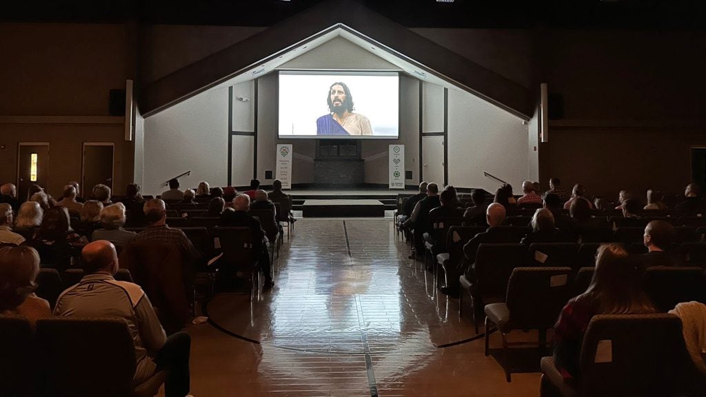 More than 100 attended the showing of the first two episodes of Season three of the Chosen at Hardin Valley Church of Christ
