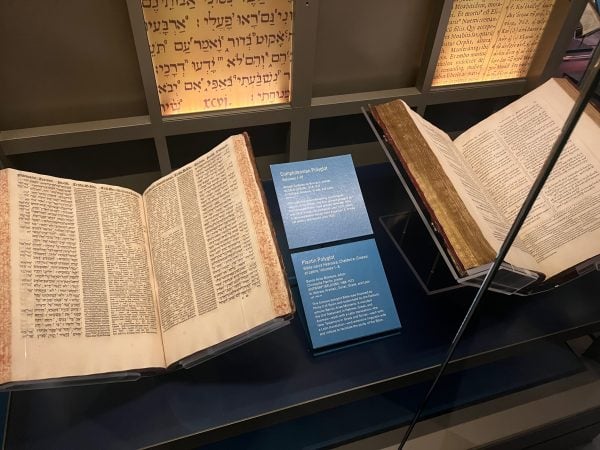 Tedious translations through several centuries, from one language, through another, and another — Hebrew to Aramaic, Greek, and Latin — produced these incredible polyglot, or multilingual, Bibles in the 16th century that are now displayed at the Museum of the Bible.