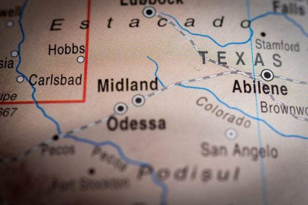 Midland, with a population of about 130,000, is an oil industry hub in West Texas.