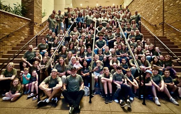 Tuscumbia Church of Christ members pose for a group photo during the Lads to Leaders convention in Nashville, Tenn.