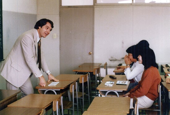 Oklahoma Christian University professor Joe McCormack teaches students from Ibaraki Christian University as part of the two institutions’ exchange program.