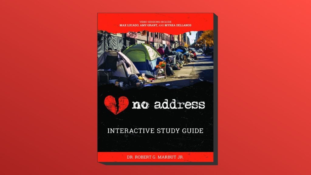 Robert G. Marbut Jr. “No Address: An Interactive Study Guide.” David C Cook Publishing. 2024. 128 pages. $17.99.