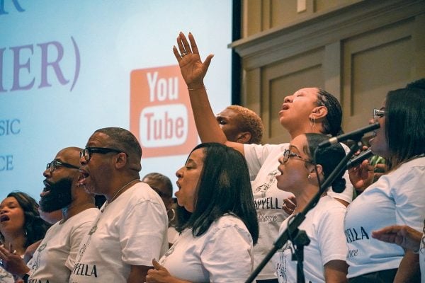 Texas-based A Cappella Alliance performs a Saturday night concert for the Northlake Church of Christ in Tucker, Ga.