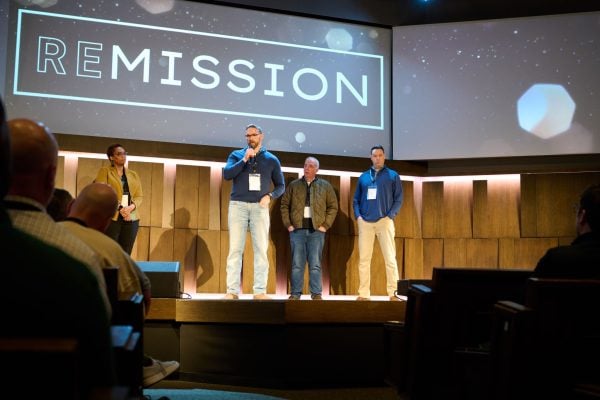 Nathan Burrow, preaching minister for the Hillcrest Church of Christ in Abilene, Texas, talks about what ReMission has meant to him. Also on stage to talk about the conference are Tiffany Malone, Jason Thompson and Matt Paden.