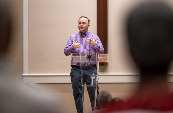 A voice tested by faith 2 MyCelestialApp Mark Adams preaches at Tusculum Church of Christ.