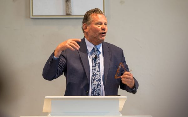 Old walls, new life 2 MyCelestialApp "Cowboy Dan" Harrell preaches to members of the Owen Chapel Church of Christ.
