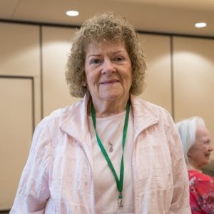 How churches are rethinking senior ministry 3 MyCelestialApp Helper and retired nurse Inez Stubblefield poses for a picture.