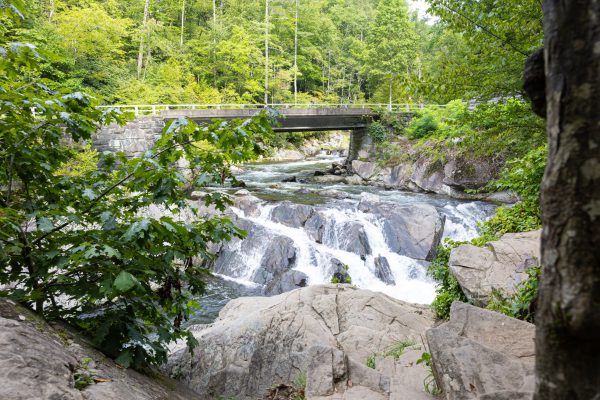 The Little River flows through the Great Smoky Mountains National Park.