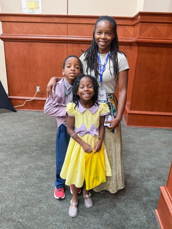Chanel Smith attends PTP for the fourth time with her two kids, Ascher and Lyriq. Not pictured is her husband, Nicklas, and in-laws, Anthony and Claudia Smith.